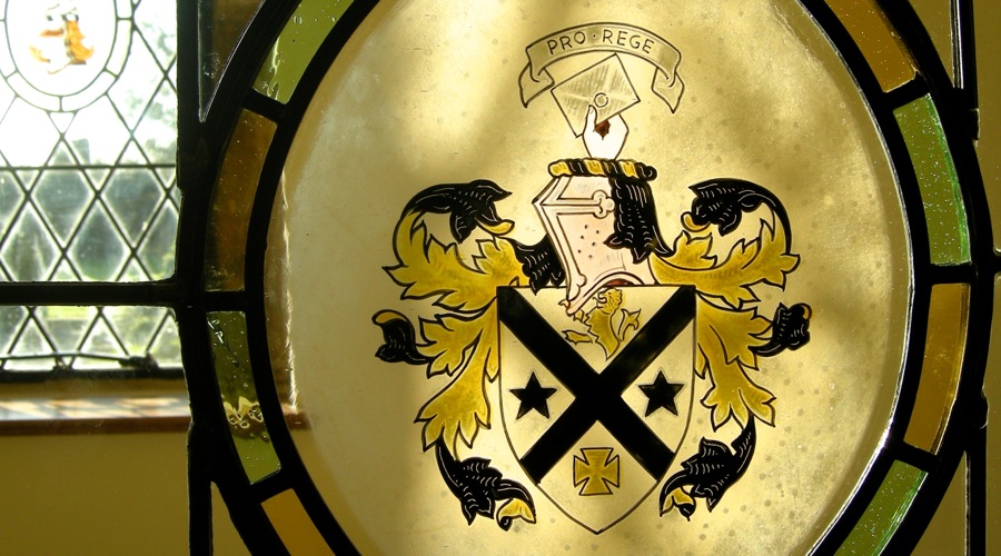 Stained glass heraldry by David Williams & Stephen Byrne